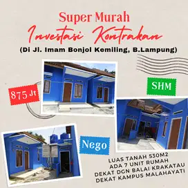 DIJUAL KONTRAKAN RUMAH KOS KOSAN SUPER MURAH KEMILING BANDAR LAMPUNG