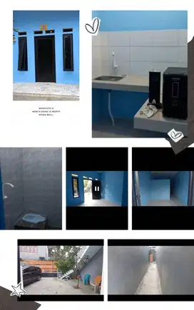 Disewakan kontrakan/kosan luas dan nyaman