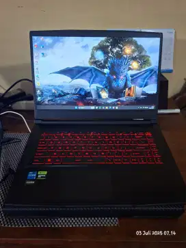 Laptop Gaming MSI, Core i5 gen 11, 8/512, Rtx 2050 4gb