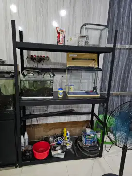 Rak Besi 3 tingkat (tiap tingkat 300kg)