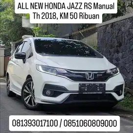 ALL NEW HONDA JAZZ RS Manual
Th 2018, km 50 ribuan plat ad