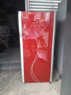 Kulkas 1 pintu mulus luar dlm