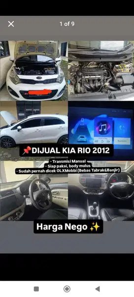 Kia Rio 2012 Bensin