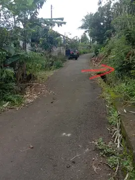 Kapling murah pinggir jalan aspal