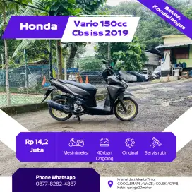 Honda Vario 150cc Cbs iss Esp Fi Tahun 2019 Pajak Off