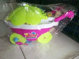 Mainan Anak Stroller Dorong Ice Cream