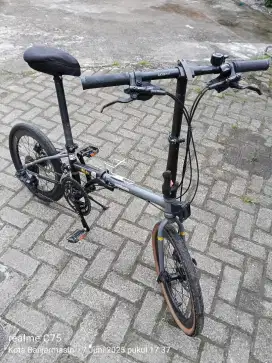 Sepeda lipat elemen nicks modif kondisi bagus