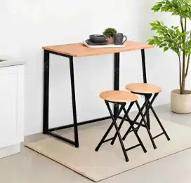 Meja lipat meja makan meja dagang meja portable