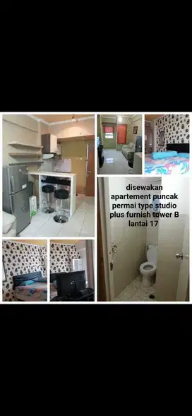 Disewakan Apartemen Puncak Permai Tower B