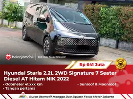 [ 7 SEATER ] Hyundai Staria 2.2L 2WD Signature Diesel AT Hitam 2022/20