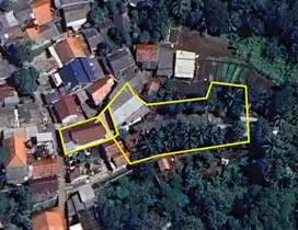 Cimanggis Tapos tanah luas 1609 datar tidak berkontur akses mbl