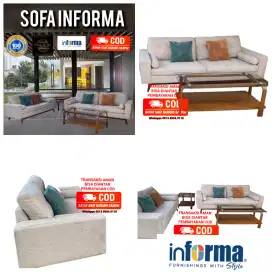 SOFA INFORMA EX DISPLAY BARU