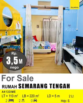 DIJUAL RUMAH DI SEMARANG TENGAH A4133