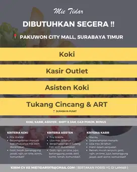 Tukang Cincang Ayam & bersih”