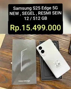 PROMO Rp.15,499 ‼️
Samsung S25 EDGE 12 / 512gb ‼️
STOK TERBATAS ‼️