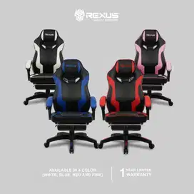 Kursi Gaming REXUS RGC R-55 With Footrest (PIJAKAN KAKI) BARU