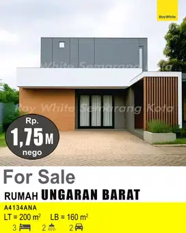 DIJUAL RUMAH DI UNGARAN BARAT A4134