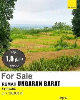 DIJUAL TANAH DI UNGARAN BARAT A4135