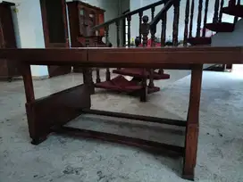 MEJA MAKAN JATI ANTIK