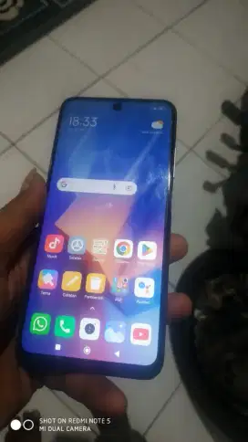 Xiaomi redmi note 10 5G unit+ cas normal mulus FP aktif