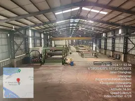DILELANG MURAH PABRIK siap pakai bagus di Purwakarta, Jl.Cilangkap