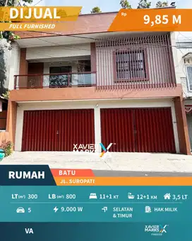 Dijual Rumah Siap Huni Bagus Bisa Untuk Guest House di Suropati Batu
