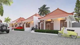 RUMAH MODERN DESAIN ETNIK, HARGA TERJANGKAU DI DESA BOROBUDUR