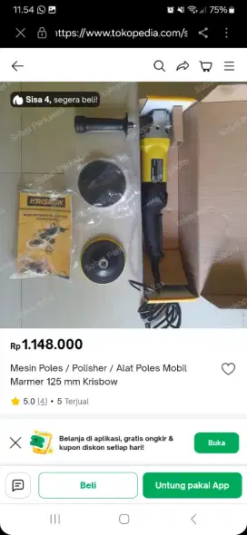 Mesin poles mobil / motor