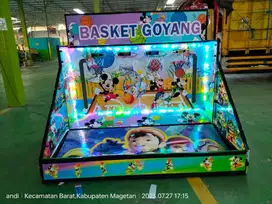 Odong odong wahana permainan Basket goyang