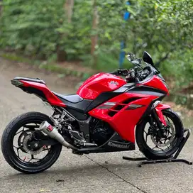 MULUS BANGET! KAWASAKI NINJA 250 FI MERAH 2017 KM 18K PAJAK PANJANG