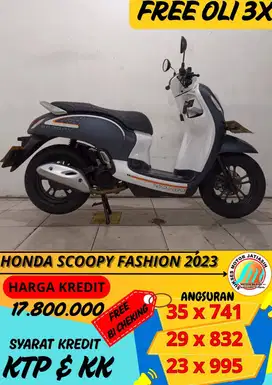 HONDA SCOOPY 2023 bisa cash dan kredit