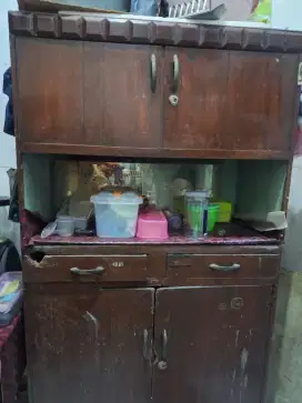Jual lemari makan jati murah