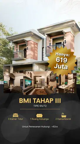 RUMAH MEWAH ELEGAN HARGA TERMURAH DI KELASNYA