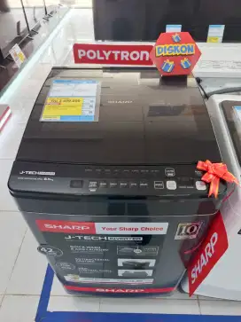 Promo cicilan mesin cuci Sharp 9.5kg