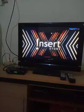 Dijual aja tv Toshiba 24 inchi lengkap