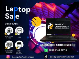ASUS ROG STRIX G531GD|INTEL CORE I7-9750H GEN 9|RAM 8GB|SSD 128GB+HDD