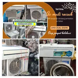 Terima ac bekas rusak