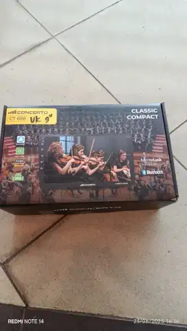 Dijual head unit Merk : concerto type :  CT-888