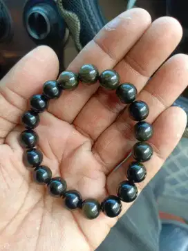 Gelang batu golden obsidian HQ