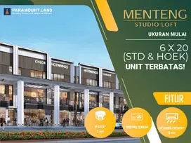 Menteng Studio Loft Gading Serpong 6x20 Unit Ready Siap Pakai