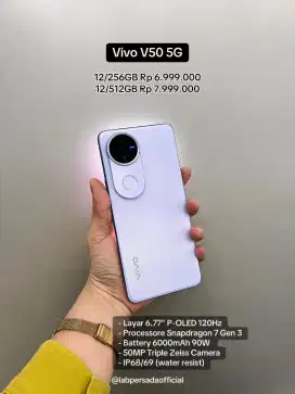 Vivo V50 promo cashback dan kredit bunga 0%