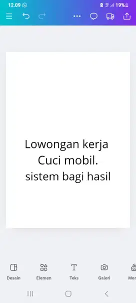 Lowongan kerjasama cuci mobil