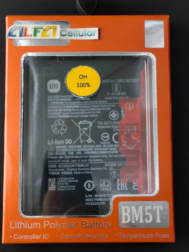BATERAI XIAOMI 13 T 5G /13T BATERAI POCO X6 PRO 5G BM5T ORIGINAL