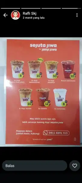 KOPI SEJUTA JIWA