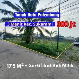 Tanah Pinggir Jalan dekat Indogrosir Kenten kota Palembang