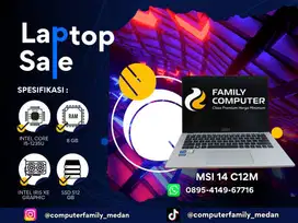 MSI 14 C12M|INTEL CORE I5-1235U|INTEL IRIS XE GRAPHIC|RAM 8GB|SSD 512G