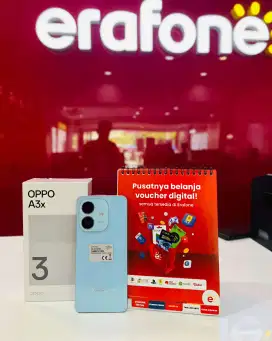 Oppo A3x ram 4gb+4gb/64gb baru garansi resmi harga Promo