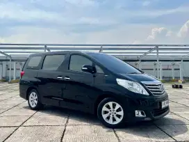 Toyota Alphard G 2.4 AT. ATPM. thn 2012. Hitam. Perfect cond