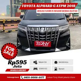 Toyota Alphard 2.5 G ATPM Facelift 2018 Hitam