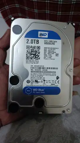 Harddisk WD Blue PC Hard Drive 2 Terabyte